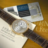 F.P. JOURNE. AN EXTREMELY RARE AND ATTRACTIVE 18K PINK GOLD AUTOMATIC FLYBACK CHRONOGRAPH WRISTWATCH WITH DATE - photo 3