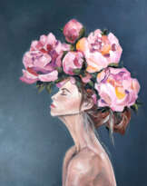 The girl is a peony The girl is a peony