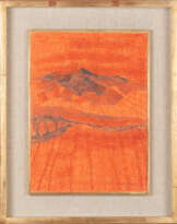 Martinez, Raymundo; Studienblatt einer Landschaftsansicht