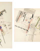 Verdijk, Gerard; Paar abstrakte Kompositionen