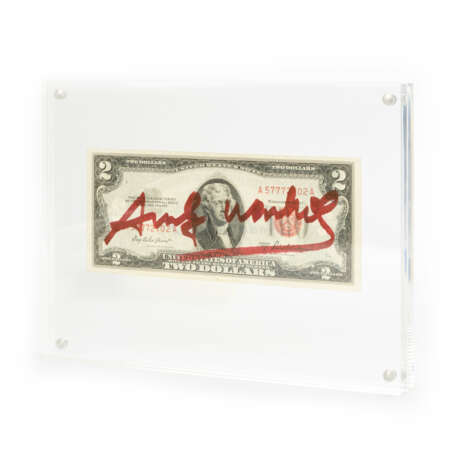 Warhol, Andy; '2 Dollars' - фото 1