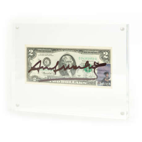 Warhol, Andy; '2 Dollars' - Foto 1