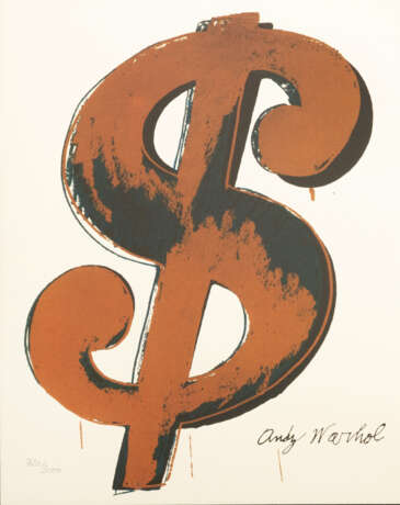 Warhol, Andy; Dollar Sign - Foto 1
