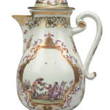 A MEISSEN PORCELAIN BALUSTER COFFEE-POT AND COVER - Foto 5