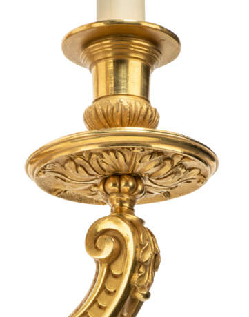 A PAIR OF FRENCH ORMOLU THREE-BRANCH WALL-LIGHTS - photo 6