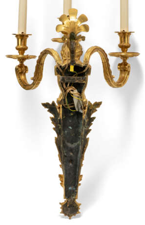 A PAIR OF FRENCH ORMOLU THREE-BRANCH WALL-LIGHTS - photo 8