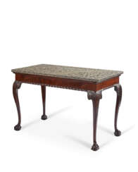 A GEORGE II MAHOGANY SIDE TABLE