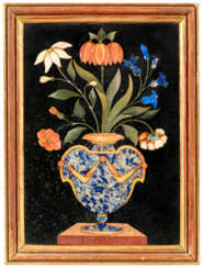 AN ITALIAN PIETRA DURA PLAQUE