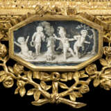 A PAIR OF NORTH ITALIAN GILTWOOD AND REVERSE-GLASS PAINTED MIRRORS - photo 6