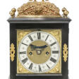 A WILLIAM AND MARY EBONISED AND GILT-BRASS QUARTER-REPEATING TABLE CLOCK - Auction archive