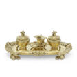 A GEORGE IV SILVER-GILT INKSTAND - Prix ​​des enchères