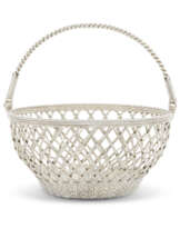 A GEORGE III SILVER BASKET