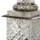 A PAIR OF FRENCH SILVERED-BRASS AND CUT-GLASS LAMPS - photo 4