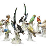A GROUP OF ELEVEN MEISSEN PORCELAIN MODELS OF BIRDS - photo 1