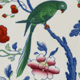 A BOOTHS SILICON CHINA 'GREEN PARROT' PATTERN COMPOSITE PART TABLE-SERVICE - Foto 4