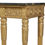 A GEORGE III GILTWOOD AND GILT-COMPOSITION SIDE TABLE - photo 5