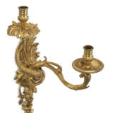 A PAIR OF REGENCE ORMOLU TWO-BRANCH WALL LIGHTS - photo 3