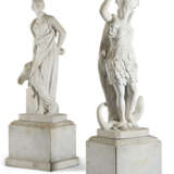 A PAIR OF WHITE MARBLE FIGURES OF THE CONTINENTS - фото 3