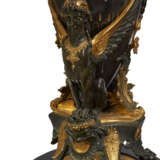 A FRENCH BLACK MARBLE, PATINATED AND GILT-BRONZE VASE - photo 7