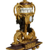 A FINE AND LARGE FRENCH ORMOLU, PATINATED BRONZE AND PORPHYRY CLOCK - photo 4