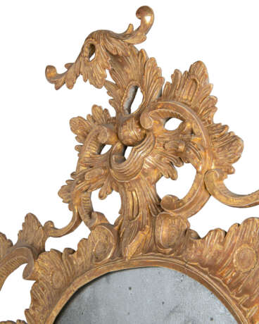 A GEORGE II GILTWOOD MIRROR - photo 2