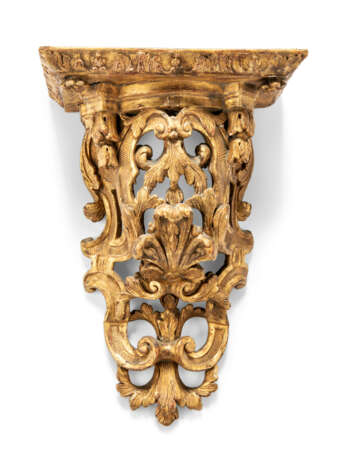A PAIR OF REGENCE GILTWOOD WALL BRACKETS - photo 3