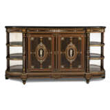 A VICTORIAN ORMOLU-MOUNTED, IVORY INLAID, AMARANTH, EBONY AND SYCAMORE SIDE CABINET - photo 1