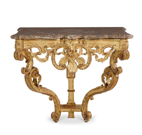 A REGENCE GILTWOOD CONSOLE TABLE - фото 1