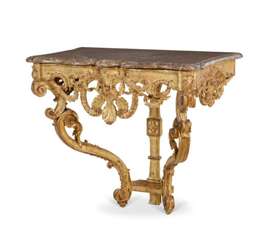 A REGENCE GILTWOOD CONSOLE TABLE - photo 3