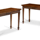 A PAIR OF GEORGE III MAHOGANY SIDE TABLES - photo 1