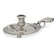 A QUEEN ANNE SILVER CHAMBER CANDLESTICK - Auction prices