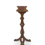 A GEORGE III BRASS-MOUNTED BURR YEW WOOD AND MAHOGANY OCCASIONAL TABLE - photo 3