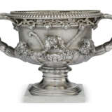 A VICTORIAN SILVER TWO-HANDLED PRESENTATION WINE COOLER - photo 1