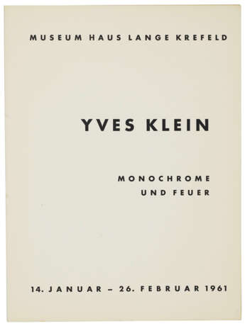 YVES KLEIN (1928-1962) - Foto 5