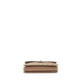 A BROWN LAMBSKIN LEATHER PERFECT EDGE FLAP WITH ANTIQUED GOLD HARDWARE - фото 4