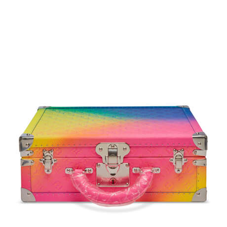 A RUNWAY MULTICOLOR MONOGRAM CALFSKIN LEATHER COTTEVILLE TRUNK 40 WITH SILVER HARDWARE, LOUIS VUITTON x VIRGIL ABLOH - photo 2