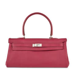 A RUBIS CLÉMENCE LEATHER KELLY SHOULDER 41 WITH PALLADIUM HARDWARE