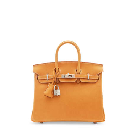 A TOFFEE PORC LEATHER BIRKIN 25 WITH PALLADIUM HARDWARE - photo 1