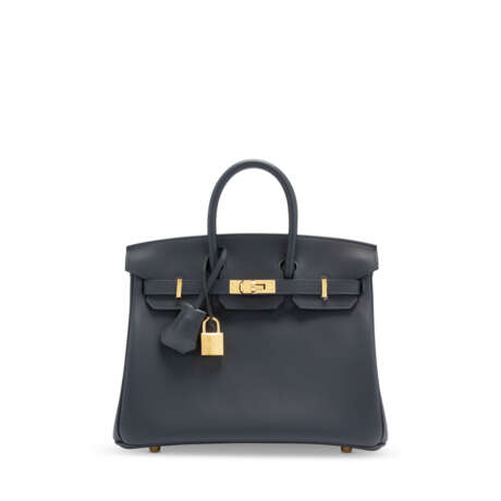 A CABAN SWIFT LEATHER BIRKIN 25 WITH GOLD HARDWARE - фото 1