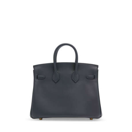 A CABAN SWIFT LEATHER BIRKIN 25 WITH GOLD HARDWARE - фото 3