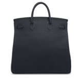 A BLEU NUIT TOGO LEATHER HAC BIRKIN 40 WITH PALLADIUM HARDWARE - фото 3