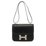 A BLACK CALFBOX LEATHER CONSTANCE 24 WITH PALLADIUM HARDWARE - photo 1