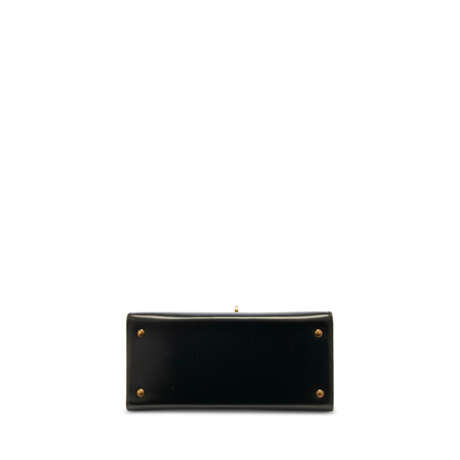 A BLACK CALFBOX LEATHER MINI KELLY 20 WITH GOLD HARDWARE - Foto 4