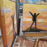 Оранжевая радость Leinwand auf dem Hilfsrahmen Acryl Impressionismus минск 2022 - Foto 2