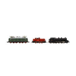 MÄRKLIN 3-piece set of locomotives, H0 gauge,