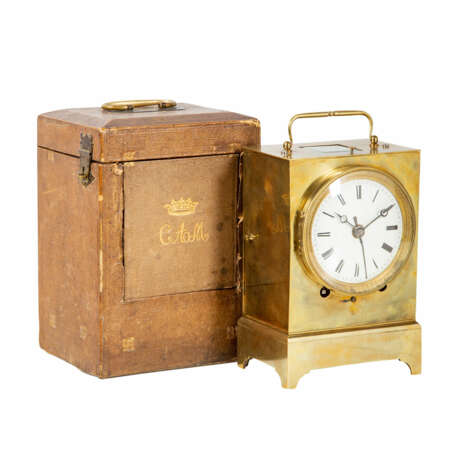 EXCEPTIONAL OFFICIAL WATCH WITH ALARM CLOCK IN ORIGINAL CASE, - photo 1