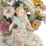 MEISSEN 3-flame candlestick with cupids, 1st choice, after 1850/60 - Foto 6
