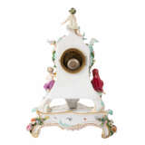 MEISSEN figure pendule 'Four Seasons' on pedestal with figure chandeliers, 1st choice, 19th c. - photo 14