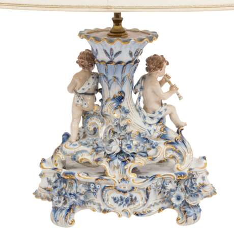 MEISSEN table lamp, 1st choice, before 1924. - фото 7