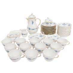 MEISSEN coffee service for 12 persons 'Rich Court Dragon, Blue', 20th c. 1st choice,